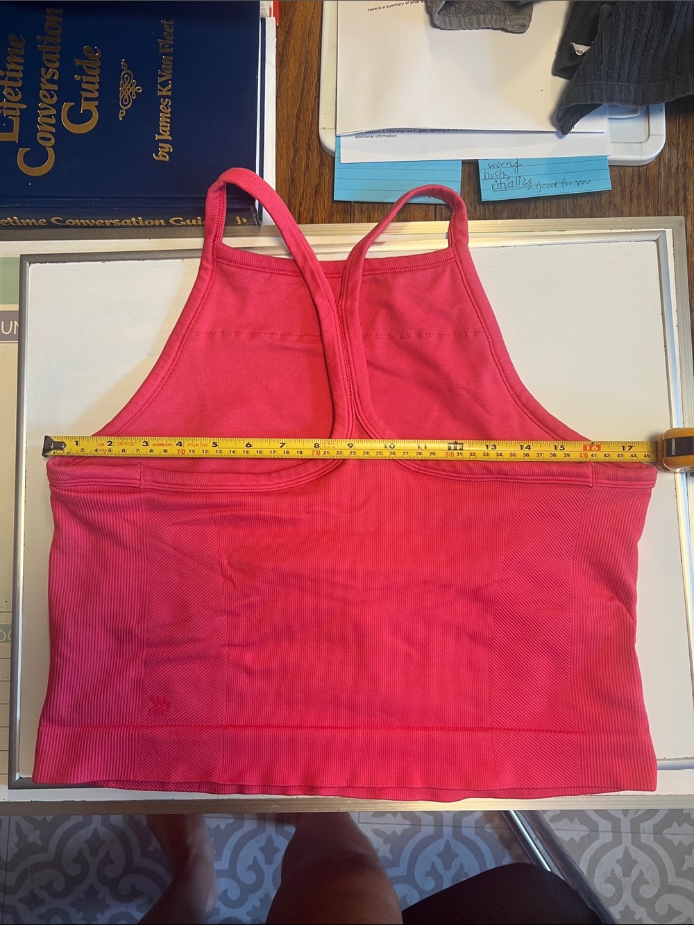 all in motion Hot Pink Seamless Racerback Sports Crop